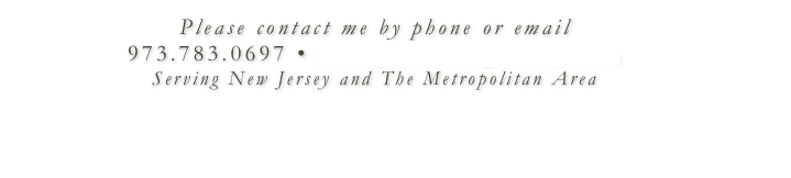 Please contact me by phone or email
973.783.0697 • info@lossandgriefnj.com
Serving New Jersey and The Metropolitan Area


